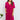 BOMBOM Sunday Brunch Button Down Midi Dress in Magenta - The Fashion Unicorn