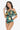 Botanical Print Cold-Shoulder Layered One-Piece Swimsuit - The Fashion Unicorn