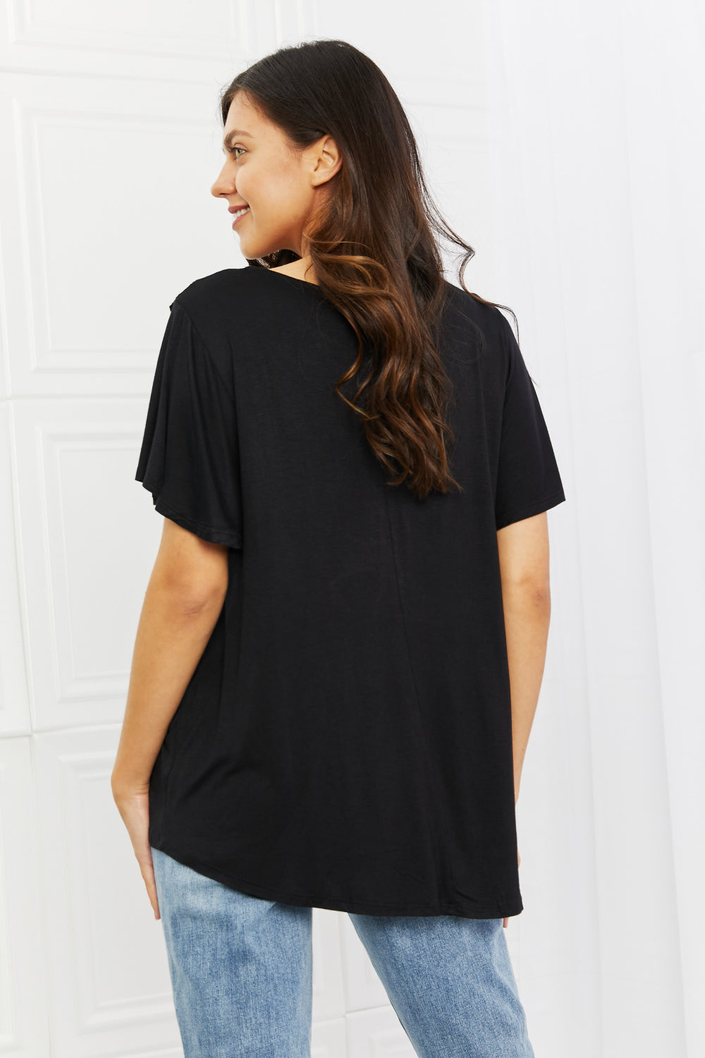 Culture Code Ready To Go Full Size Lace Embroidered Top in Black - The Fashion Unicorn