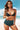 Scalloped Hem Textured Swim Bottoms - The Fashion Unicorn