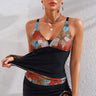 Floral Drawstring Detail Two-Piece Swimsuit - The Fashion Unicorn