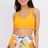 Floral Frill Trim Two-Piece Swim Set - The Fashion Unicorn
