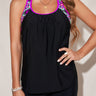 Full Size Printed Scoop Neck Swim Tank - The Fashion Unicorn