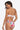 Two-Tone Fringe Trim Tied Bikini Set - The Fashion Unicorn