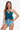 Botanical Print Ruffled Halter Neck Two-Piece Swimsuit - The Fashion Unicorn