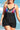 Plus Size Botanical Print Two-Tone Two-Piece Swimsuit - The Fashion Unicorn