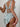 Abstract Print Tie Back Three-Piece Swim Set - The Fashion Unicorn
