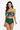 Two-Tone Ruffled Halter Neck Two-Piece Swimsuit - The Fashion Unicorn