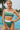 Contrast Trim Ribbed One-Shoulder Bikini Set - The Fashion Unicorn
