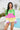 Color Block Boat Neck Sheer Cover Up - The Fashion Unicorn