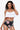 Two-Tone Ruffled Halter Neck Two-Piece Swimsuit - The Fashion Unicorn