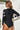 Botanical Print Zip Up Long Sleeve One-Piece Swimsuit - The Fashion Unicorn
