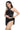 Plus Size Handkerchief-Hem Swim Dress and Bottoms Set - The Fashion Unicorn