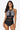 Striped Cutout Spliced Mesh Halter Neck One-Piece Swimsuit - The Fashion Unicorn