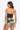 Botanical Print Halter Neck Drawstring Detail Bikini Set - The Fashion Unicorn