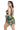 Plus Size Handkerchief-Hem Swim Dress and Bottoms Set - The Fashion Unicorn