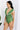 Marina West Swim Moonlit Dip Ruffle Plunge Swimsuit in Mid Green - The Fashion Unicorn