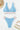 Contrast Textured High Cut Swim Set - The Fashion Unicorn
