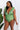 Marina West Swim Moonlit Dip Ruffle Plunge Swimsuit in Mid Green - The Fashion Unicorn
