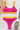Color Block Scoop Neck Bikini Set - The Fashion Unicorn