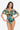 Botanical Print Cold-Shoulder Layered One-Piece Swimsuit - The Fashion Unicorn