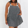 White Birch To The Park Full Size Overall Dress in Black - The Fashion Unicorn