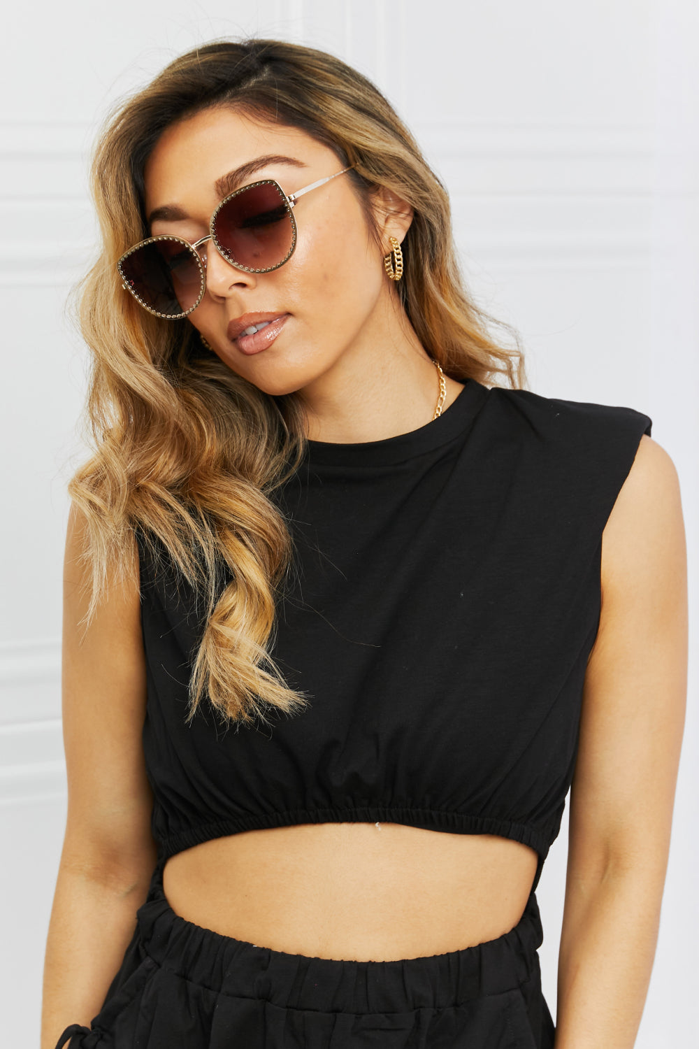Full Rim Metal Frame Sunglasses - The Fashion Unicorn