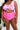 Marina West Swim Sanibel Crop Swim Top and Ruched Bottoms Set in Pink - The Fashion Unicorn