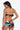 Two-Tone Ruffled Halter Neck Two-Piece Swimsuit - The Fashion Unicorn