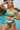 Contrast Trim Ribbed One-Shoulder Bikini Set - The Fashion Unicorn