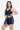 Plus Size Floral Two-Tone Asymmetrical Hem Two-Piece Swimsuit - The Fashion Unicorn