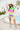 Color Block Boat Neck Sheer Cover Up - The Fashion Unicorn