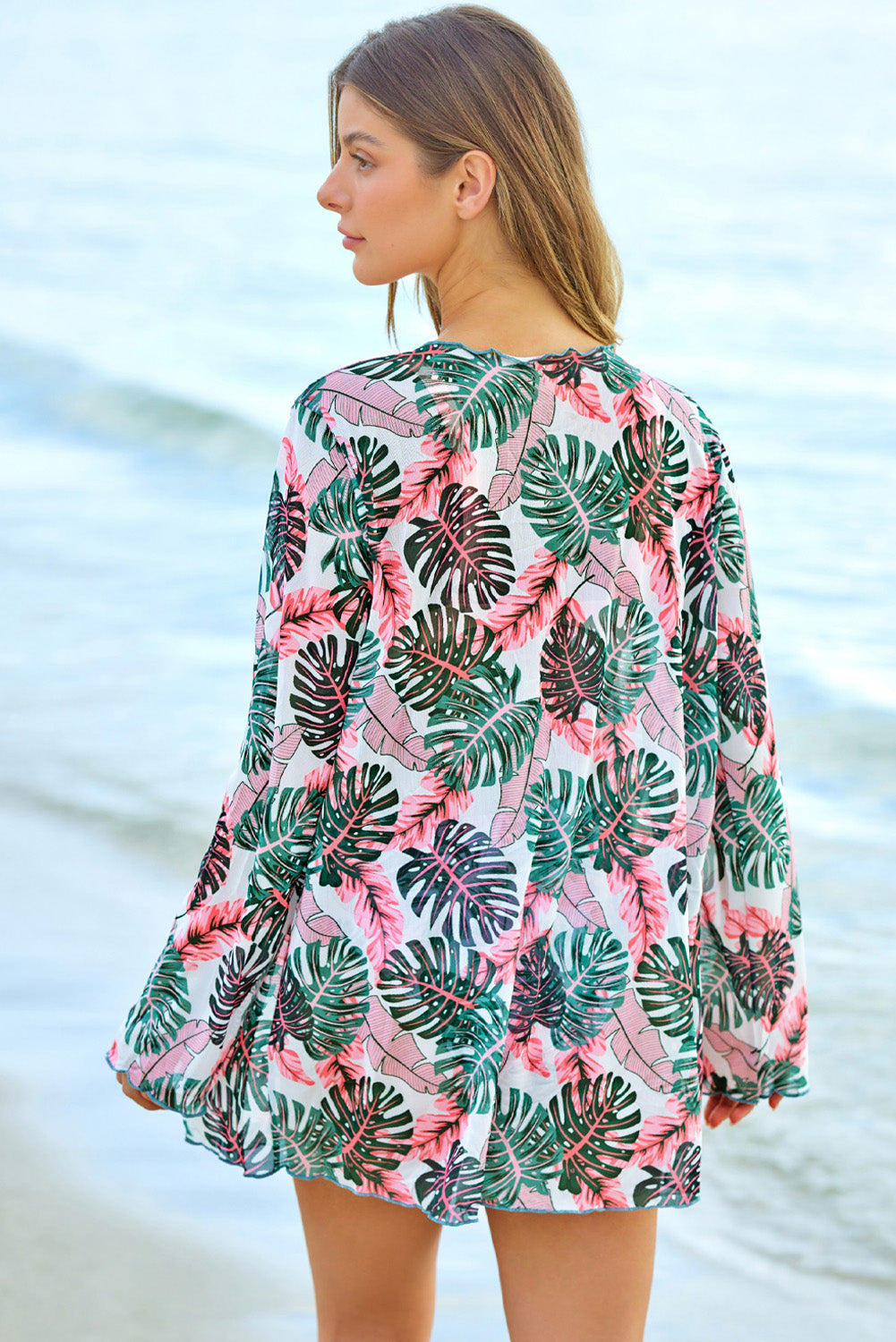 Printed Three-Piece Swimsuit - The Fashion Unicorn