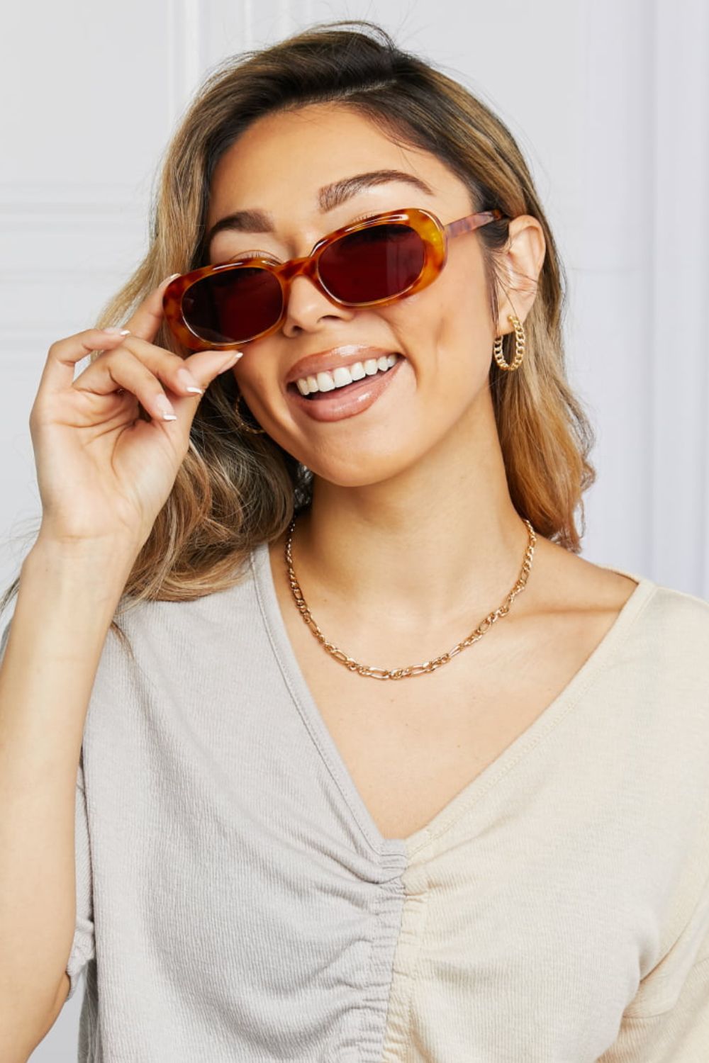 Oval Full Rim Sunglasses - The Fashion Unicorn