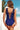 Ladder Cutout Mesh Yoke One-Piece Swimsuit - The Fashion Unicorn