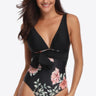 Floral Tied One-Piece Swimsuit - The Fashion Unicorn