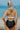 Contrast Halter Neck One-Piece Swimsuit - The Fashion Unicorn