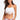 Two-Tone Fringe Trim Tied Bikini Set - The Fashion Unicorn