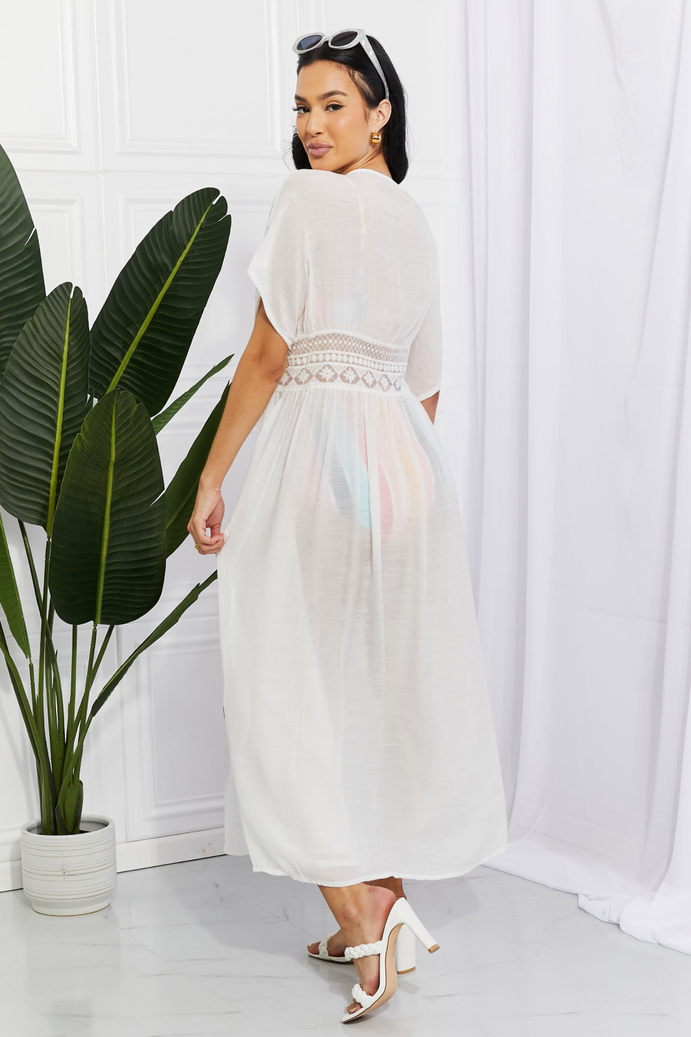 Marina West Swim Sun Goddess Tied Maxi Cover-Up - The Fashion Unicorn