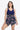 Plus Size Floral Two-Tone Asymmetrical Hem Two-Piece Swimsuit - The Fashion Unicorn