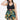 Plus Size Floral Two-Tone Asymmetrical Hem Two-Piece Swimsuit - The Fashion Unicorn