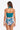 Botanical Print Halter Neck Drawstring Detail Bikini Set - The Fashion Unicorn