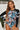 Botanical Print Zip Up Long Sleeve One-Piece Swimsuit - The Fashion Unicorn