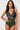 Printed Mesh Plunge One-Piece Swimsuit - The Fashion Unicorn