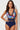 Printed Mesh Plunge One-Piece Swimsuit - The Fashion Unicorn