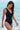 Deep V Sleeveless One-Piece Swimsuit - The Fashion Unicorn