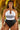 Contrast Halter Neck One-Piece Swimsuit - The Fashion Unicorn